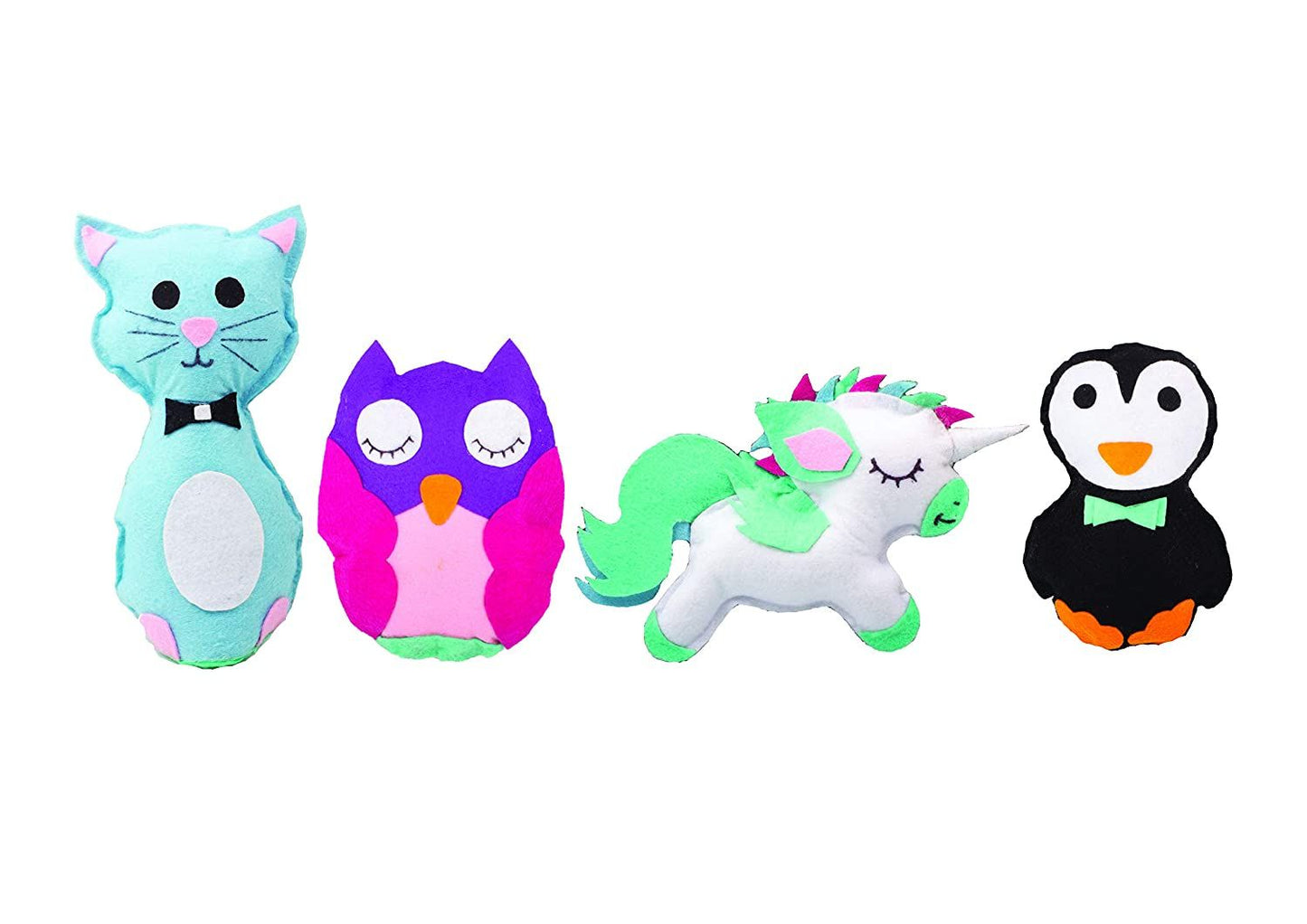 Funskool Animal Diy Ies, Create Your Own Mini Unicorn, Penguin, Owl And Kitten (Multicolor)