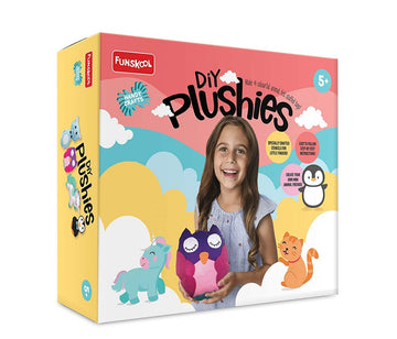 Funskool Animal Diy Ies, Create Your Own Mini Unicorn, Penguin, Owl And Kitten (Multicolor)