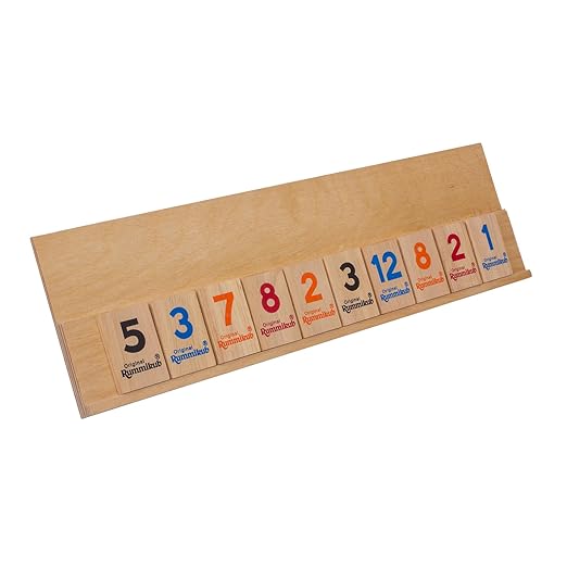 Funskool Games Rummikub Wooden Tiles, 2-4 Players, Strategy Game for Kids and Adults, Fun Family Game, Ages 7 Years+