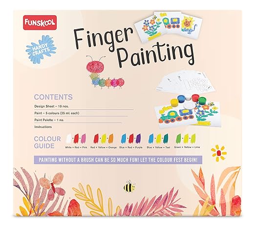 Funskool Handycrafts-Finger Painting,Art and Craft Kit.