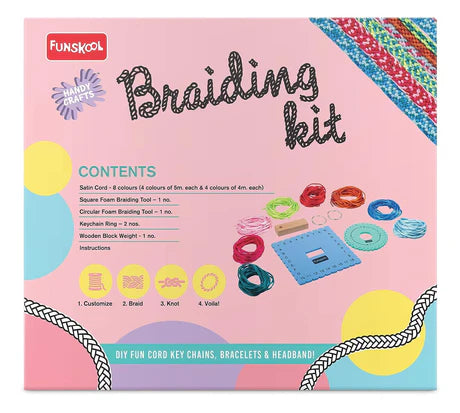 FUNSKOOL HANDYCRAFTS BRAIDING KIT