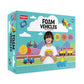 Funskool Handycrafts Foam Vehicles, Make 6 Different Vehicles, Foam Vehicles, Learn 25+ Interesting Facts, Arts and Craft Kit, DIY Kit, Ages 5 Years and Above, Multicolour