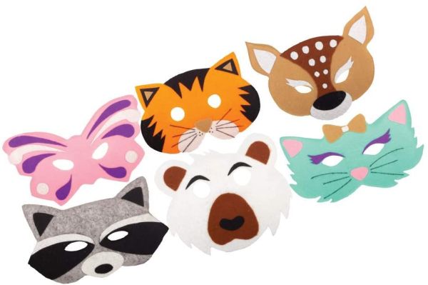 FUNSKOOL HANDYCRAFTS MASK PARTY DIY ANIMAL FACE MASKS