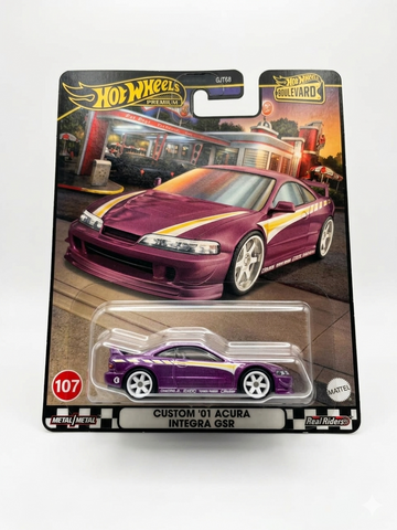 HOT WHEELS PREMIUM CUSTOM 01 ACURA INTEGRA GSR