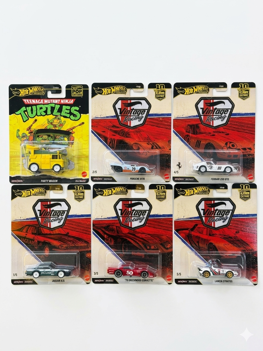 HOT WHEELS PRIMIUM CAR CULTURE- VINTAGE RACING