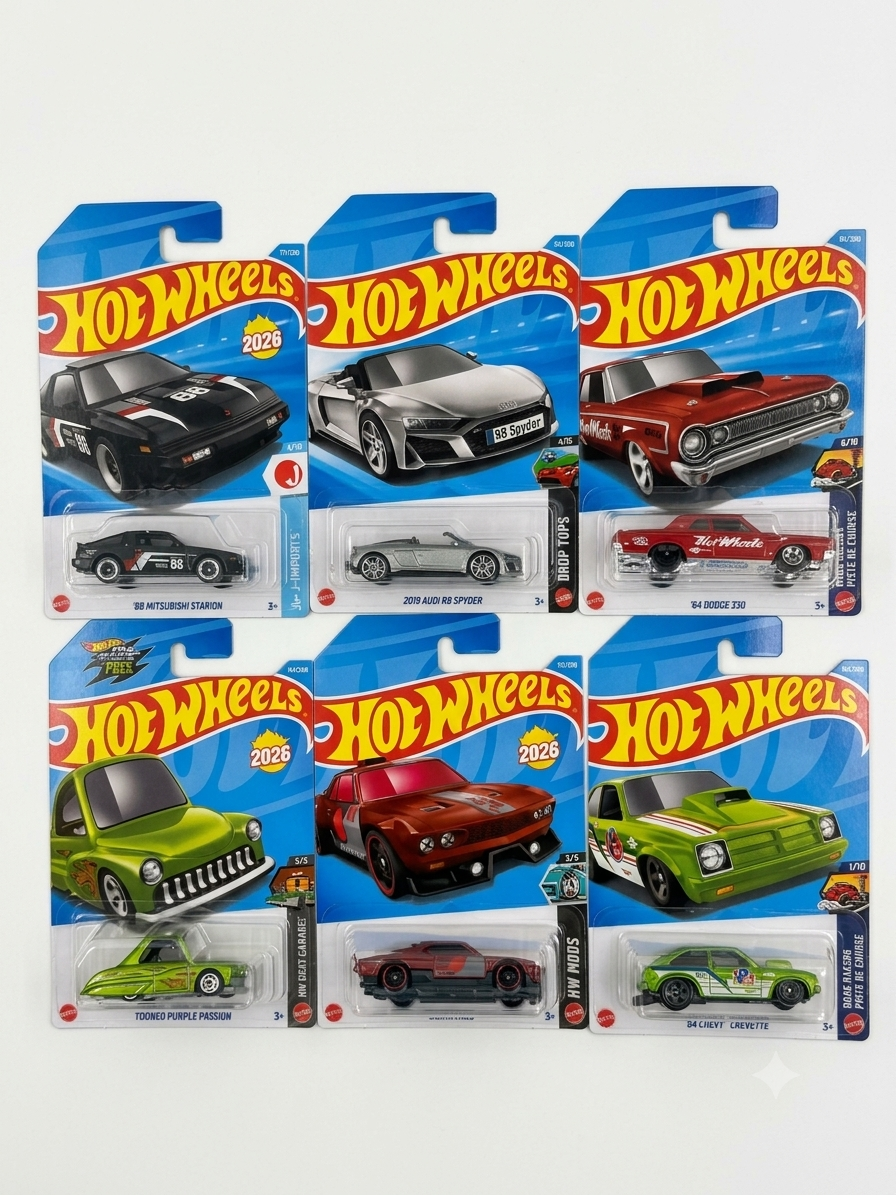 Hot Wheels Mainlines P Case 2026 (Set-10)