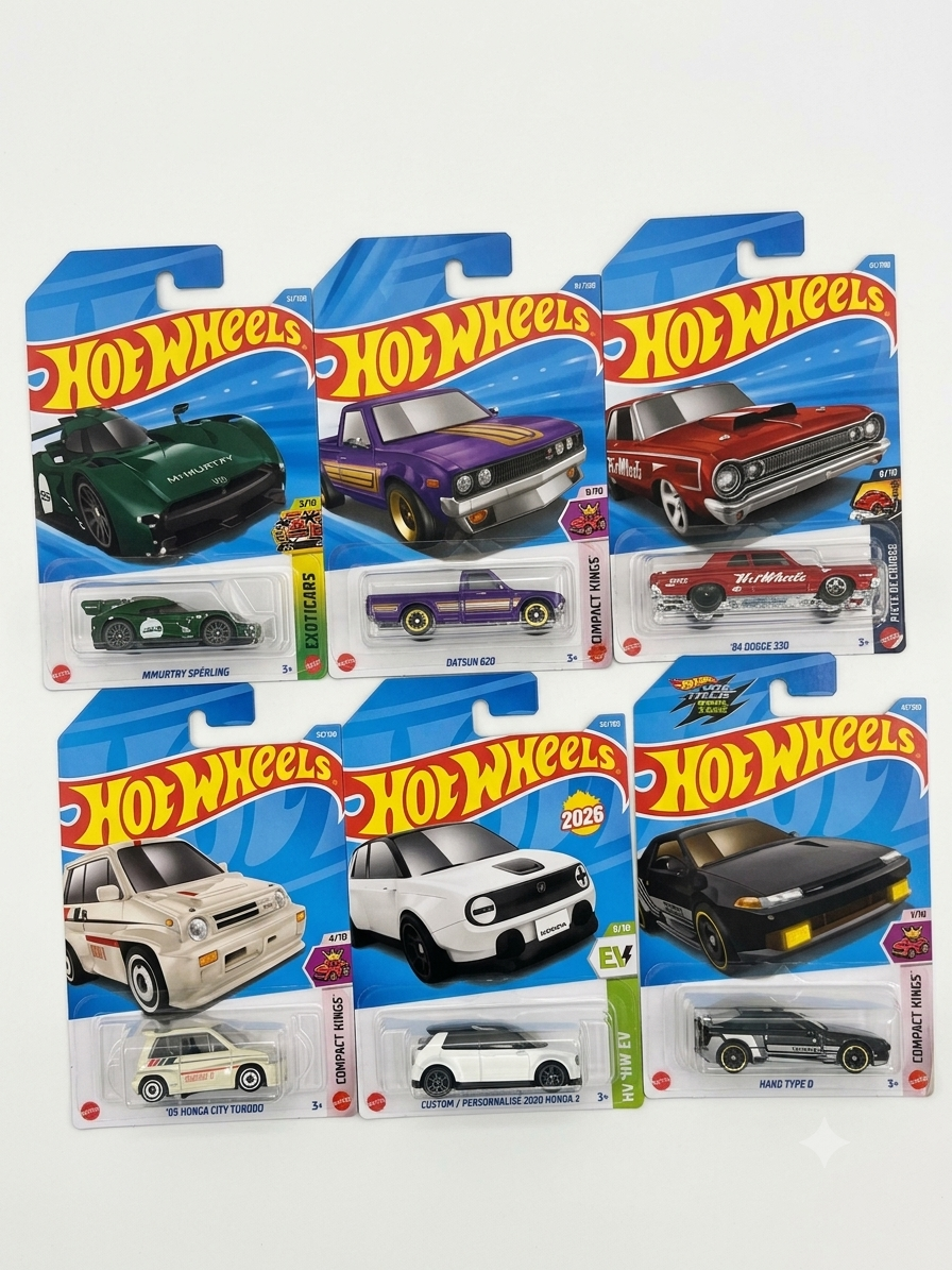 Hot Wheels Mainlines P Case 2026 (Set-8)