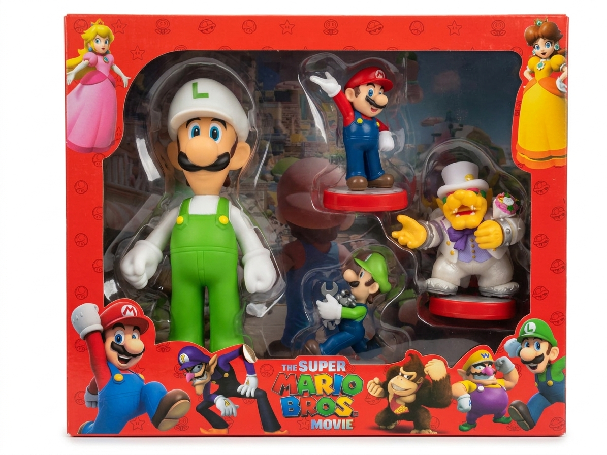 The Super Mario Bros. Movie Action Figure Set.