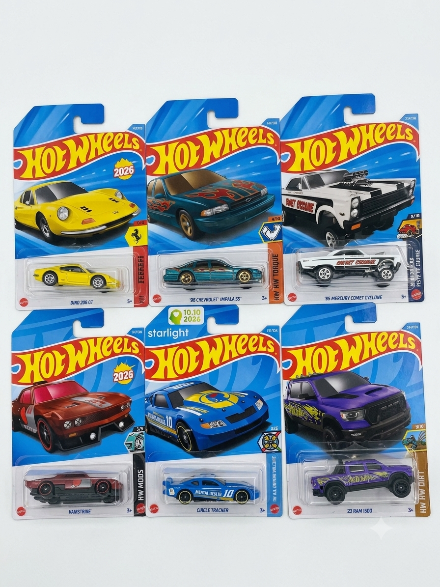 Hot Wheels Mainlines P Case 2026 (Set-4)