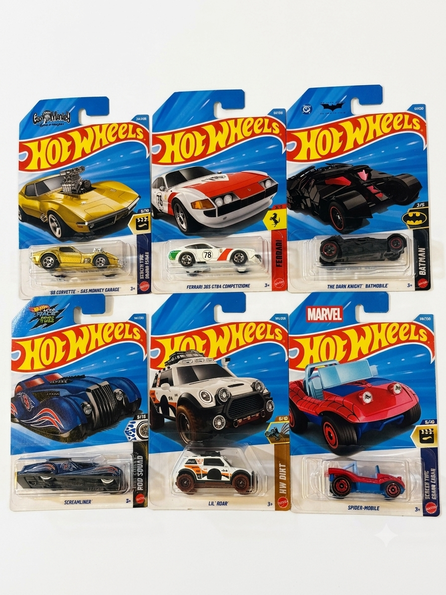 Hot Wheels L Case 2026- Mainline Set Of 6 Pcs.