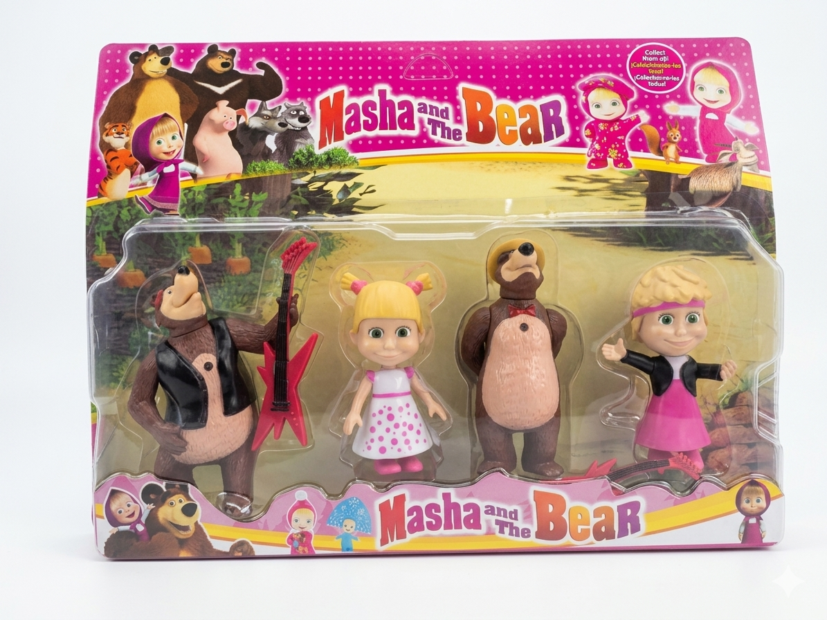 Masha and the Bear Action Figure Playset.