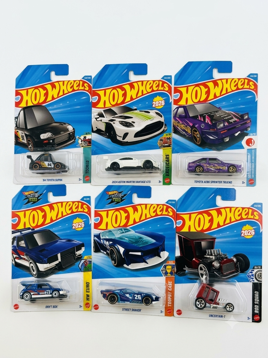 Hot Wheels L Case 2026- Mainline Set Of 6 Pcs.