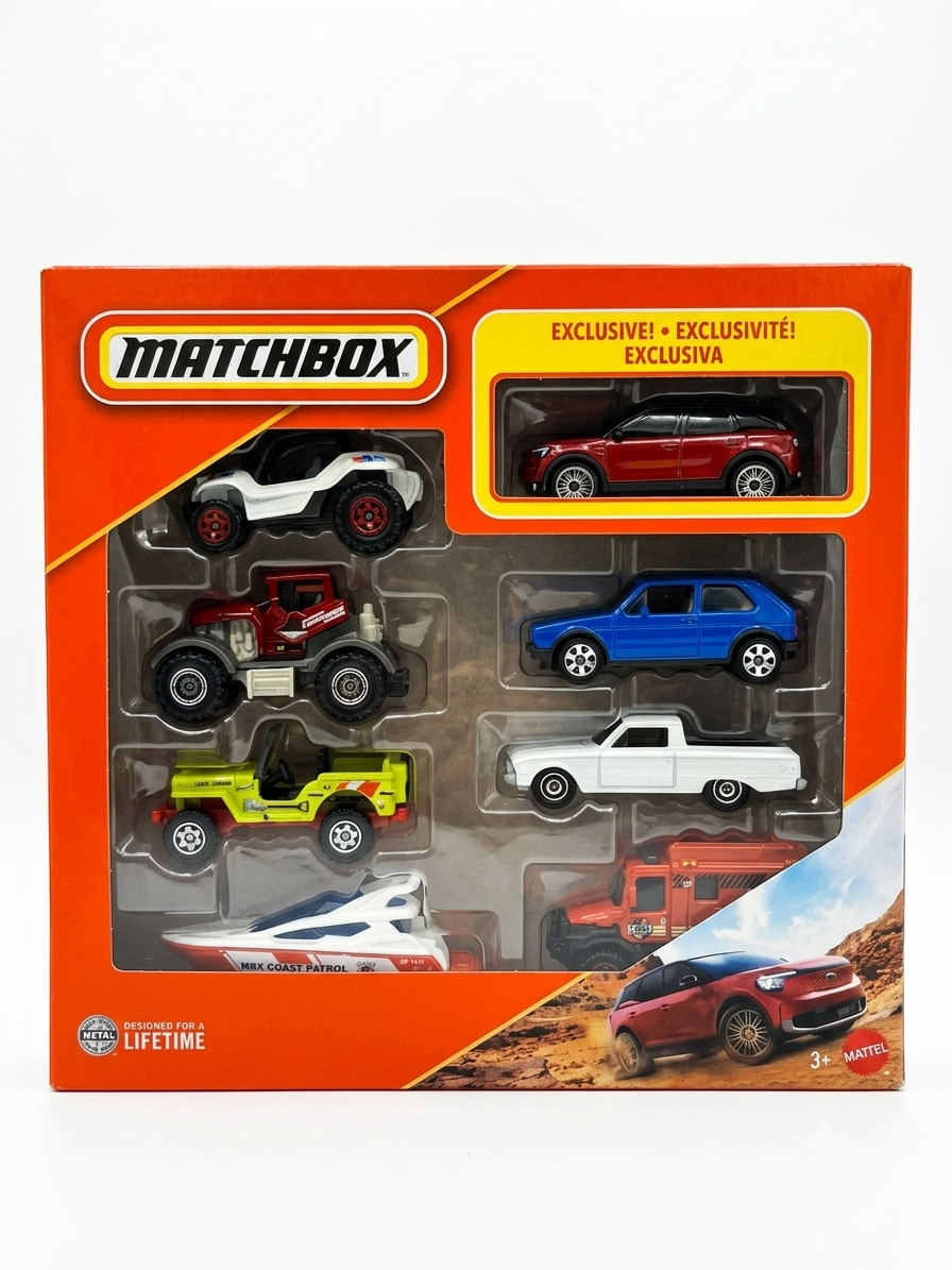 Matchbox 8-Pack Vehicle Collection.