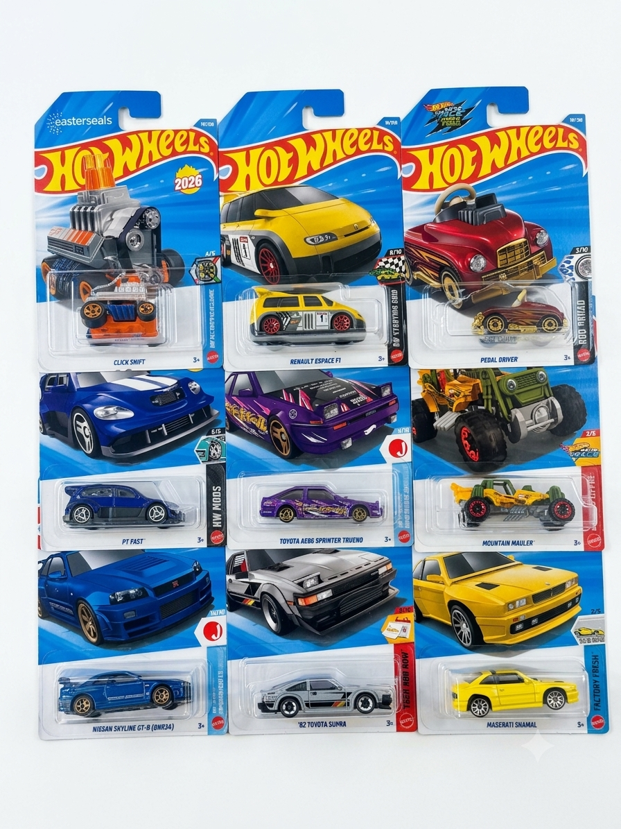 Hot Wheels Mainline 2026 K Case.