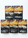 Hot Wheels Fast & Furious Silver Series Set (Full Set of 5)