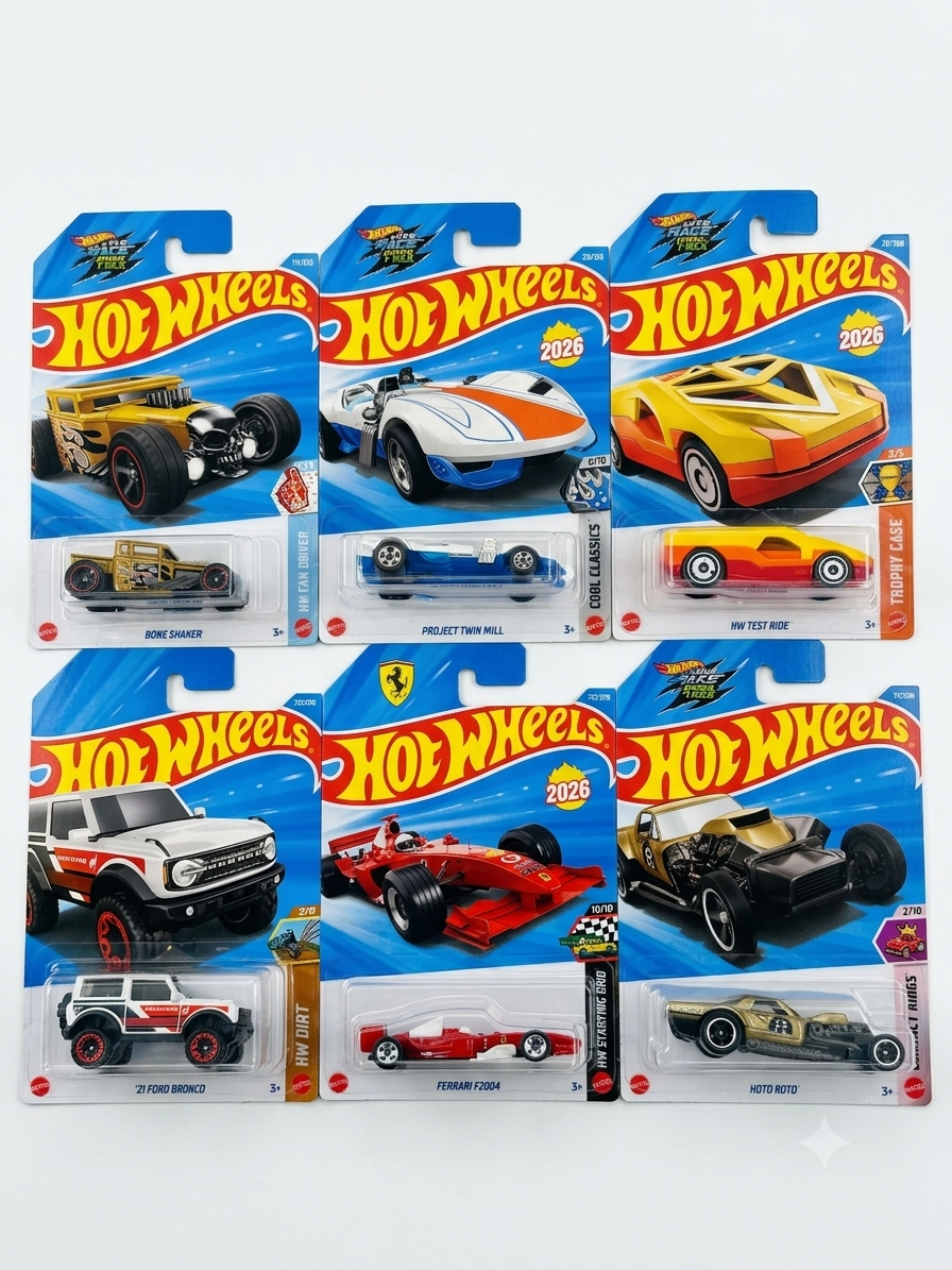 Hot wheels 2026 Mainline M case