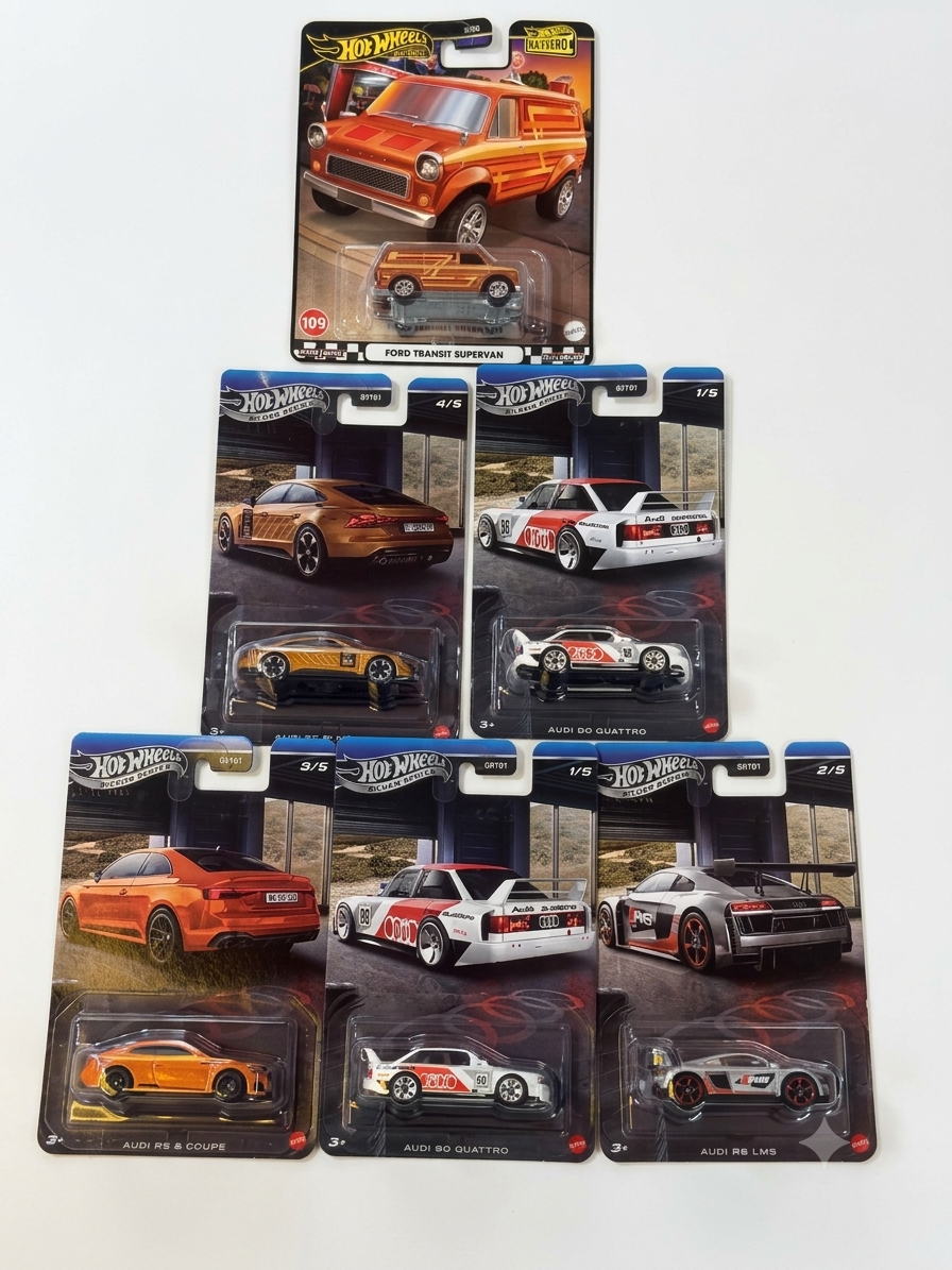 Hot Wheels Audi Silver Series Set