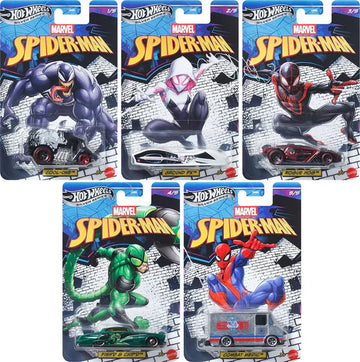 Hot Wheels Marvel Spider-Man Car Series.