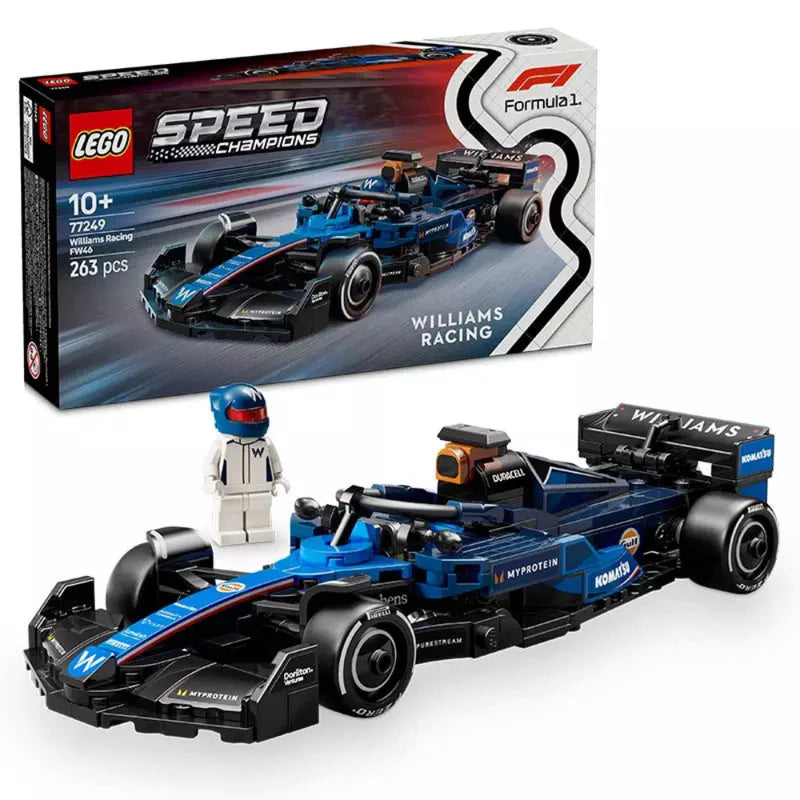 LEGO Speed Champions Williams Racing FW46 F1 Race Car (263 Pieces) 77249