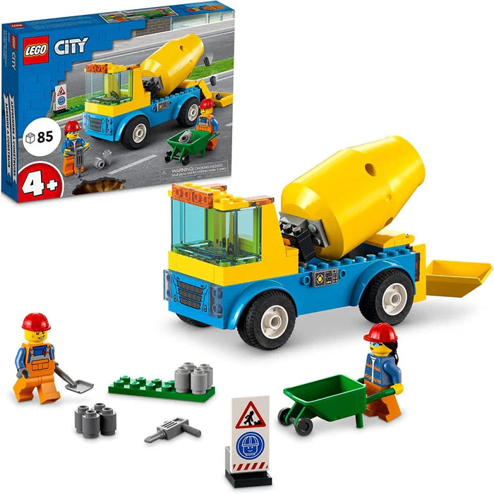 LEGO 60325 City Cement Mixer Truck.