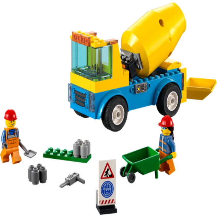 LEGO 60325 City Cement Mixer Truck.