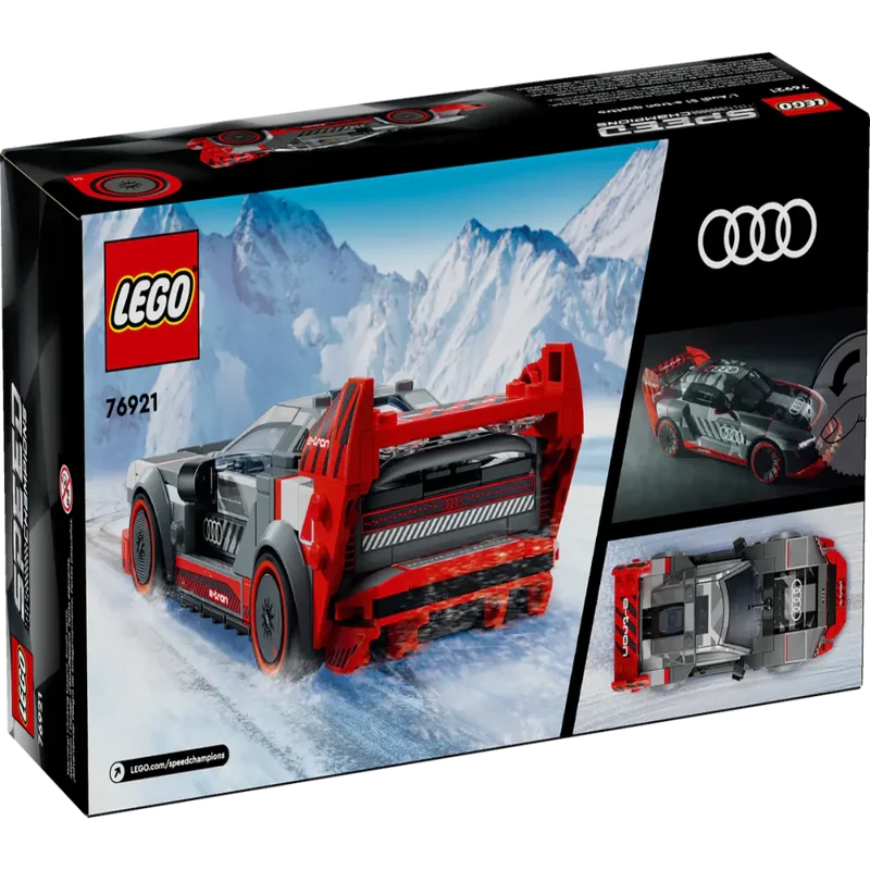 LEGO Speed Champions Audi S1 e-tron Quattro Race Car Toy Set 76921