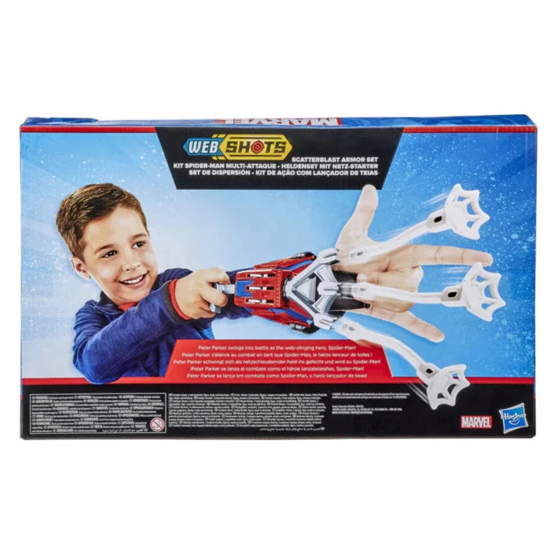 Marvel Spider‑Man Web Shots Scatterblast Armor Set Toy