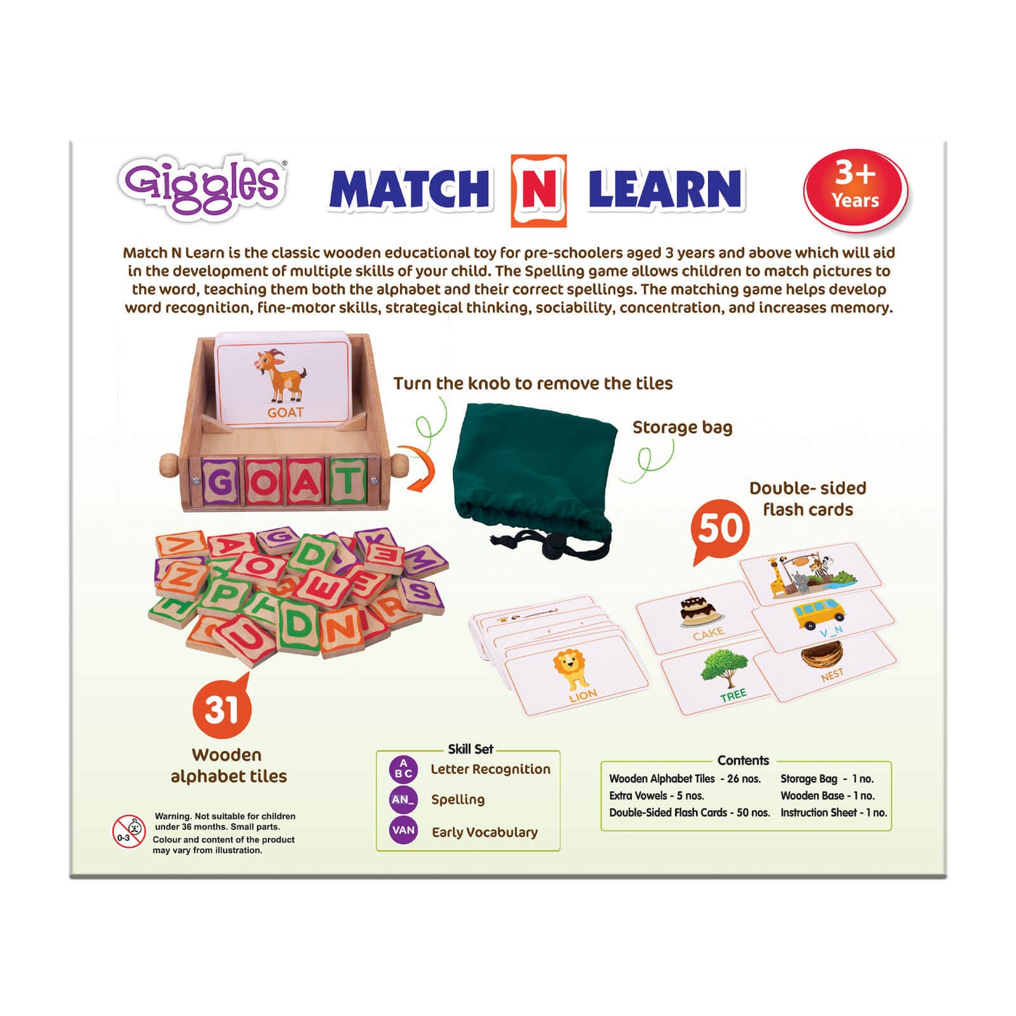 GIGGLES MATCH N LEARN