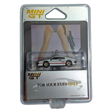 MINI GT 907 Lotus Esprit Turbo White "For Your Eyes Only"