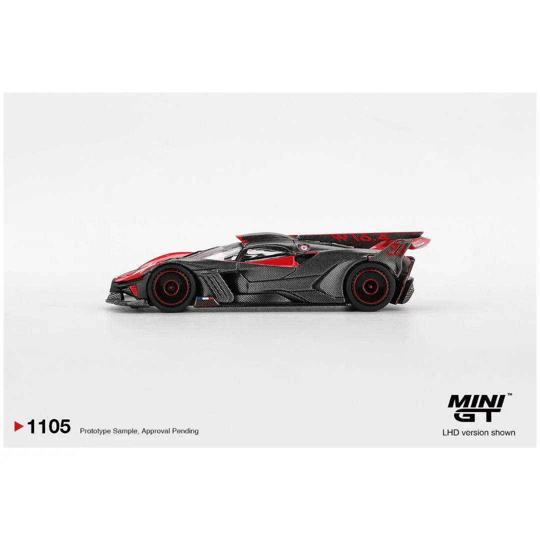 Mini GT 1105: Bugatti Bolide Red.