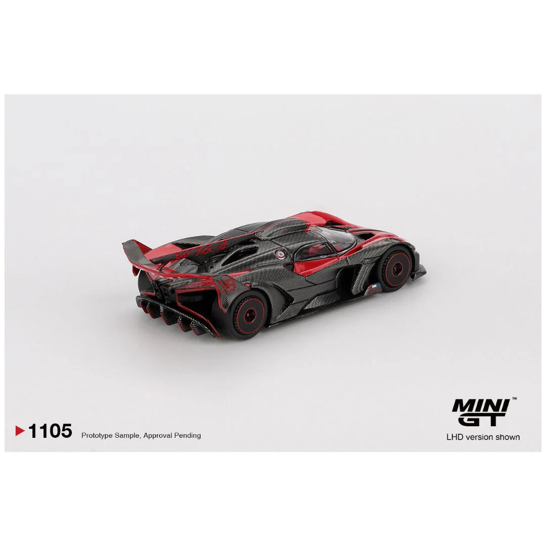 Mini GT 1105: Bugatti Bolide Red.