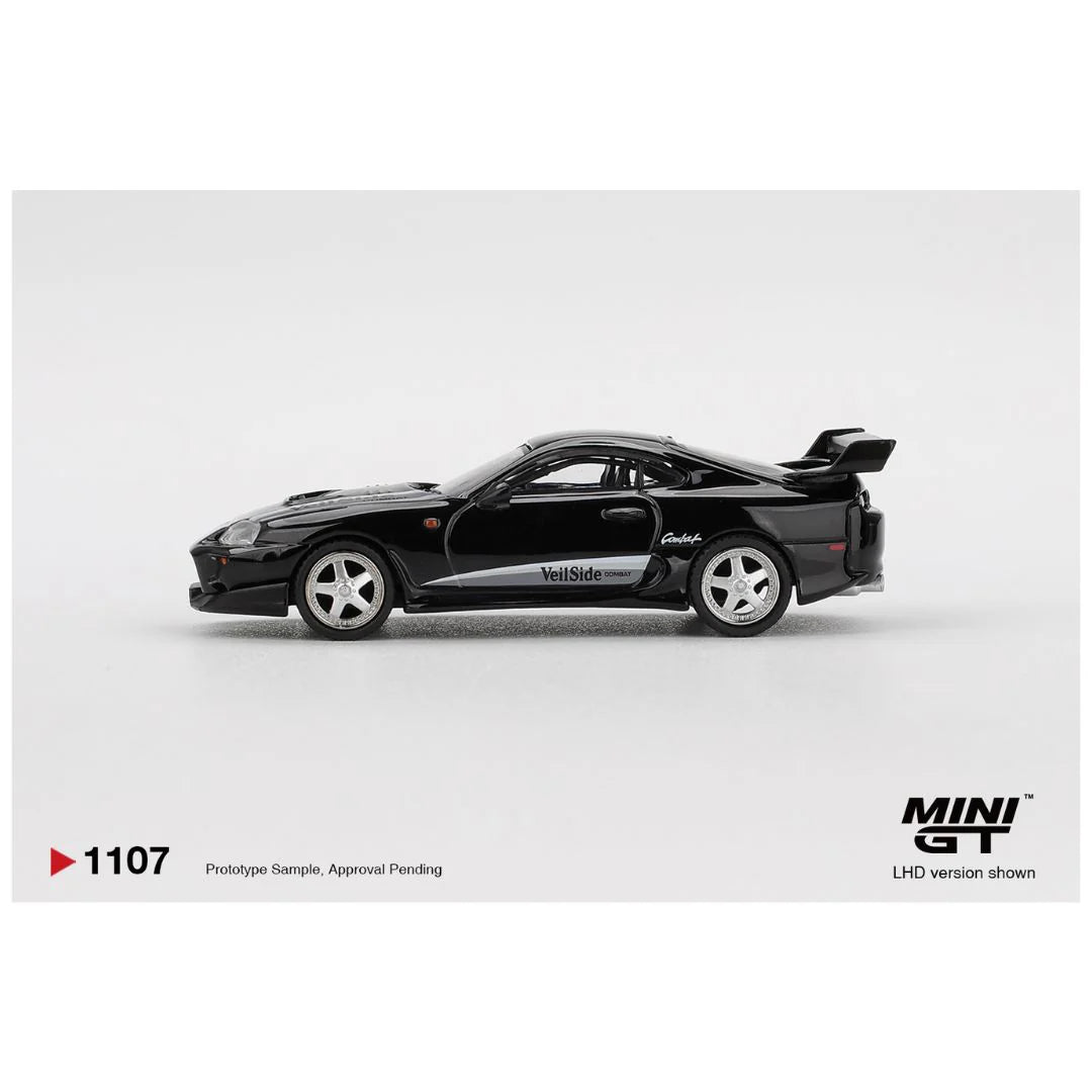 MINI GT 1107 TOYOTA SUPRA VEILSIDE COMBAT V-II BLACK.