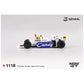 Mini GT 1118 Toleman TG184 19 Ayrton Senna 1984 Monaco Grand Prix 2nd Place.
