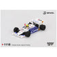 Mini GT 1118 Toleman TG184 19 Ayrton Senna 1984 Monaco Grand Prix 2nd Place.