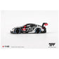 MINI GT 1143 Porsche 911 GT3 R #77+ MINI GT 953  Mazda AZ-1 Liberty Walk LB40 2024 Auto Salon White.