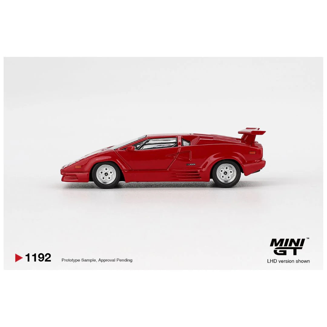MINI GT 1192 LAMBORGHINI COUNTACH 25TH ANNIVERSARY RED