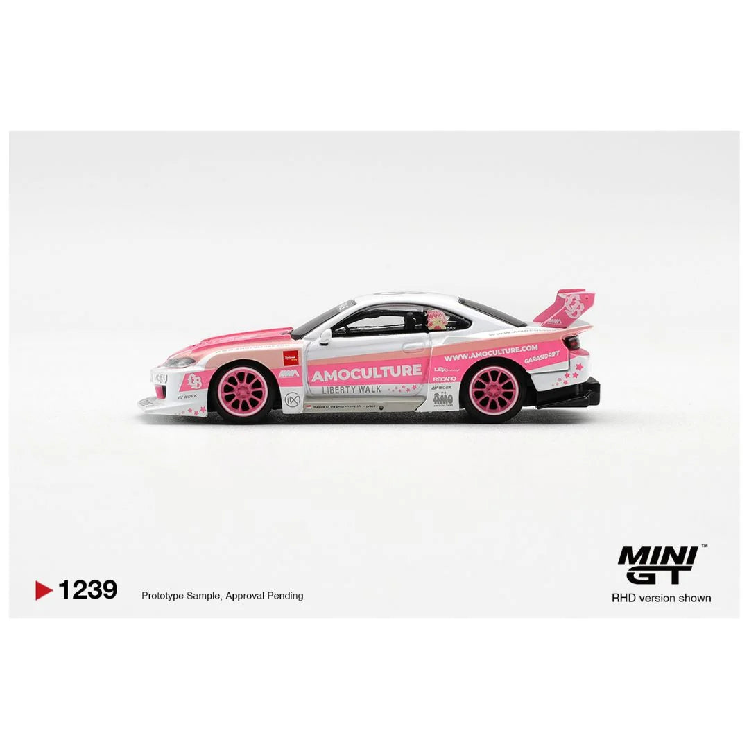 Mini GT 1239 Nissan SILVIA (S15) LB-Super Silhouette AMOCULTURE