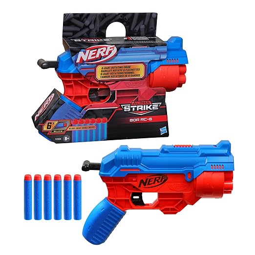 Nerf Alpha Strike Boa RC-6 Blaster with 6-Dart Rotating. F2984