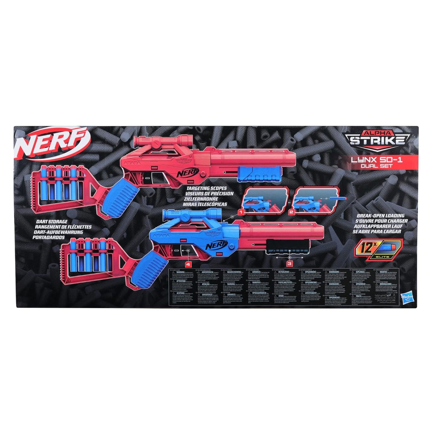 Nerf Alpha Strike Lynx SD-1 Dual Set Blaster, Multicolor F3041