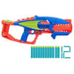 Nerf Dinosquad Terrodak, 4 Dart Blasting, Dart Storage, 12 Nerf Elite Darts, Dinosaur Design, Toy Foam Nerf Blaster for Kids Outdoor Games.