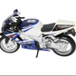 Bburago Suzuki GSX-R750, White/Met Blue