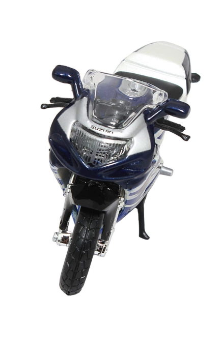 Bburago Suzuki GSX-R750, White/Met Blue