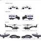 Majorette Police Force Gift Set Toy Vehicles, Die Cast Metal.