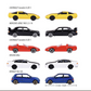 Majorette - Pack of 5 Metal Cars Young '90, Scale 1:64, 7.5 cm, Classic Edition 90s.