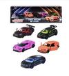 Majorette Light Racer Toy Car Set With Different Die Cast Metal Vehicles.