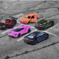 Majorette Light Racer Toy Car Set With Different Die Cast Metal Vehicles.