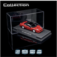Majorette Collection 1995 Honda NSX-R GT, Red and Black Metal Car, 1:64 Scale.
