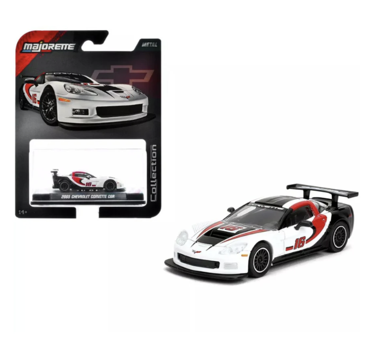 Majorette: Metal Collection Series 2 - 2005 Chevrolet Corvette C6R #16 White