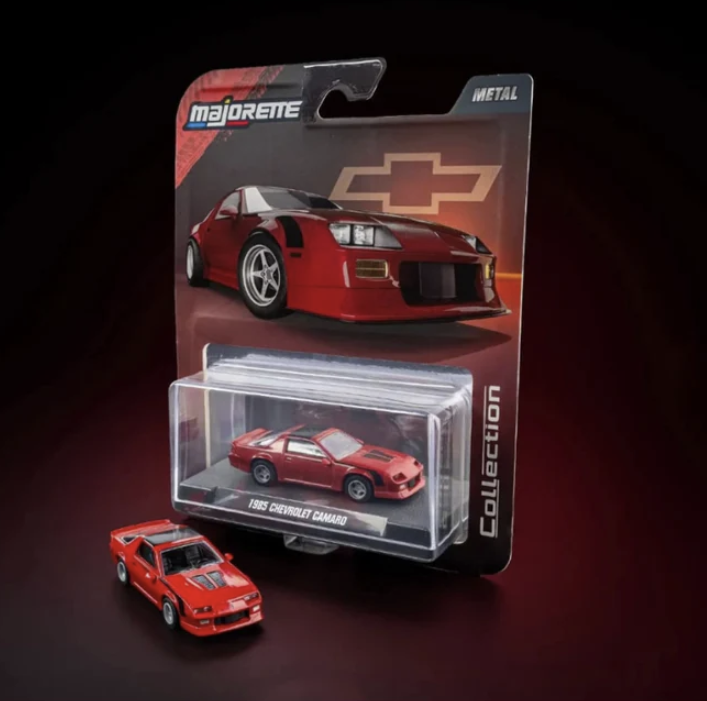 Majorette 1985 Chevrolet Camaro Red – Collection Series 1:64 Diecast Model Car
