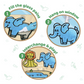 Imagimake Window Art Jungle|Glass Painting Kit.